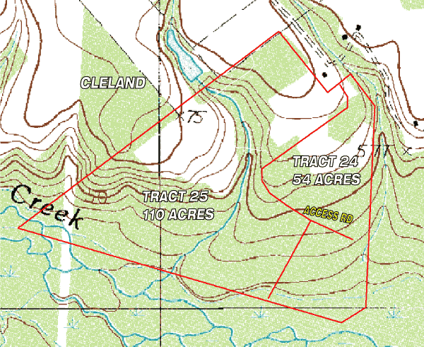 Topo Map - Cleland