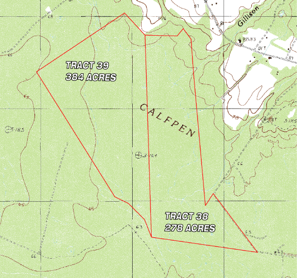 Topo Map - Cypresswoods