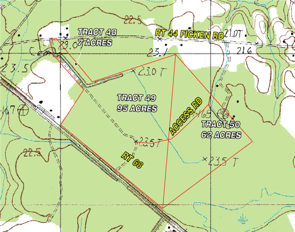 Topo Map - Strickland